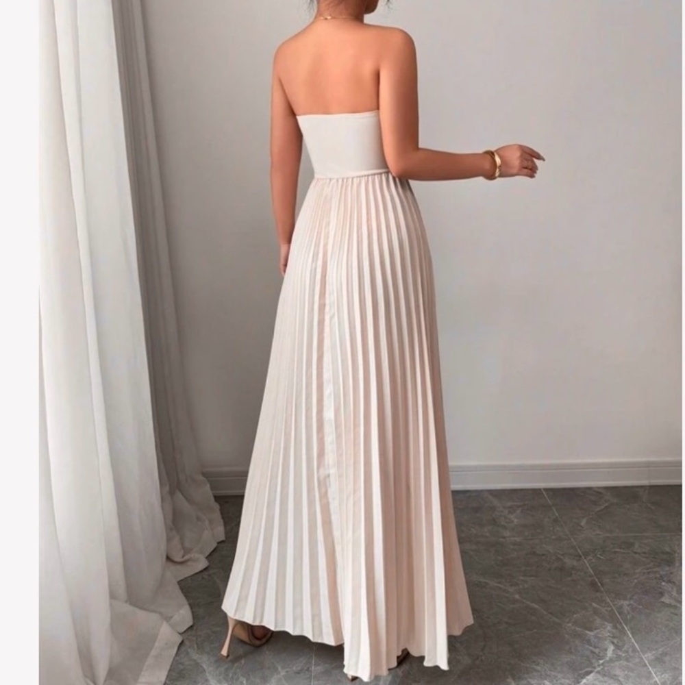 SHEIN Elegant Pleated Strapless Dress Size XS US Size 2 - Picture 5 of 11